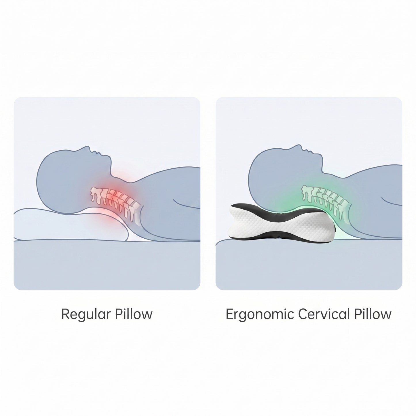 Ergonomic Cervical Pillow