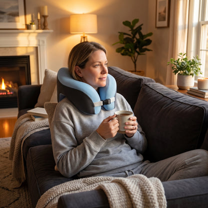 U-Shape Pure Memory Foam Neck Pillow
