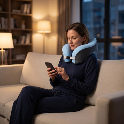 U-Shape Pure Memory Foam Neck Pillow